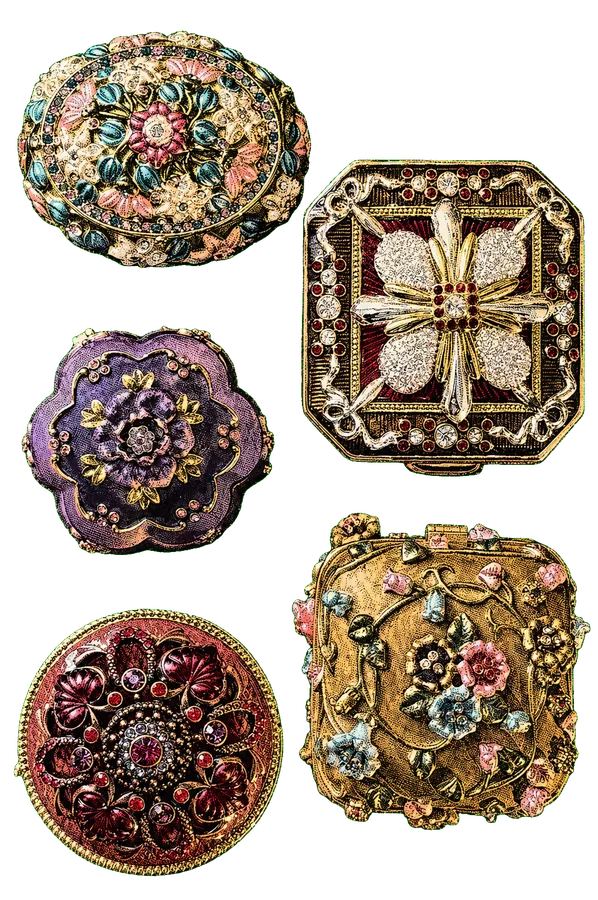 Ornamentale Schmuckdosen als Hinweis auf signierten Schmuck und Erbstücke